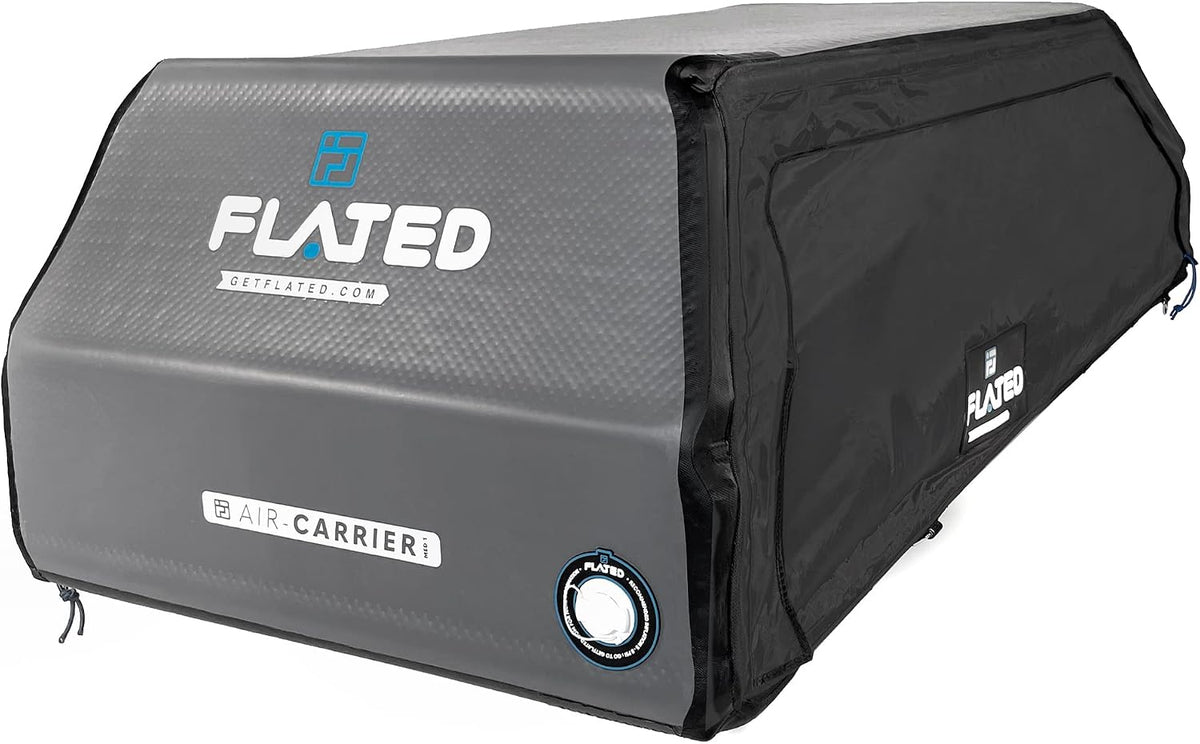 FLATED Air-Carrier - MEDIUM15 Inflatable Rooftop Cargo Carrier - 15 Cubic Feet 100% Waterproof for All Vehicles with/Without Rack
