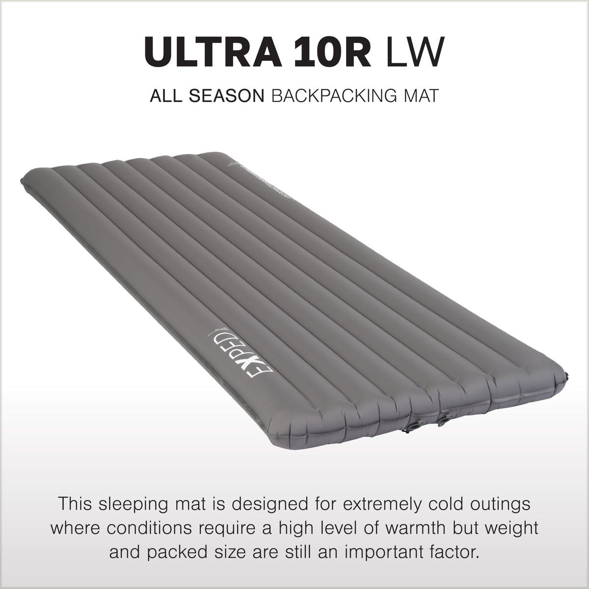 Exped Ultra - Ultralight Inflatable Backpacking Sleeping Pad, Lightweight Air Mat for Camping and Hiking