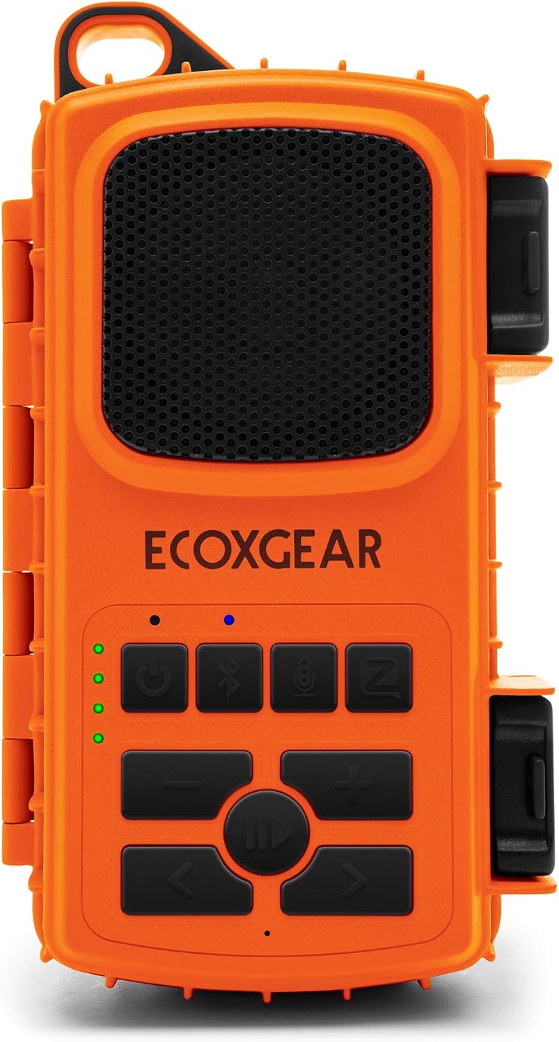 ECOXGEAR EcoExtreme 2 Dry Box Bluetooth Speaker for Your Smartphone (Orange)