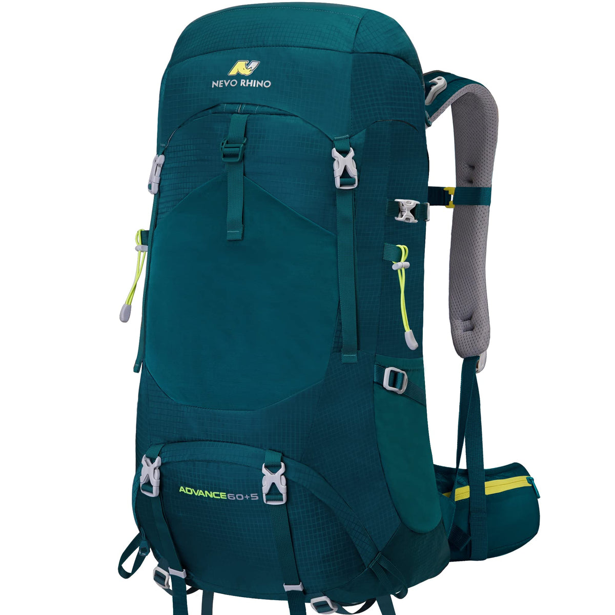 N NEVO RHINO Internal Frame Hiking Backpack 50/60/65/70/80L with Rain Cover
