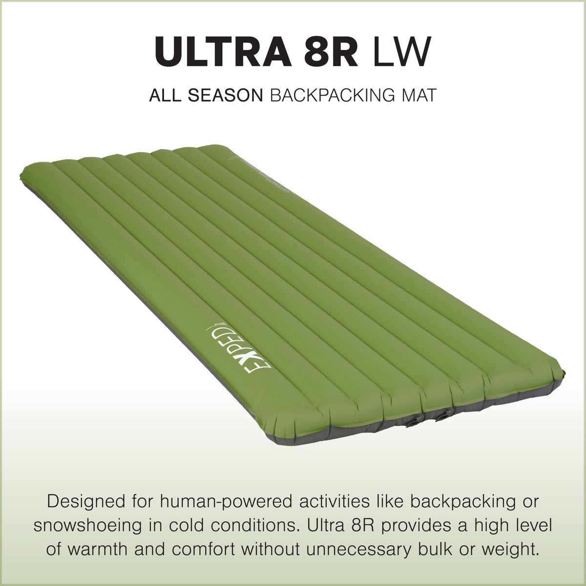 Exped Ultra - Ultralight Inflatable Backpacking Sleeping Pad, Lightweight Air Mat for Camping and Hiking
