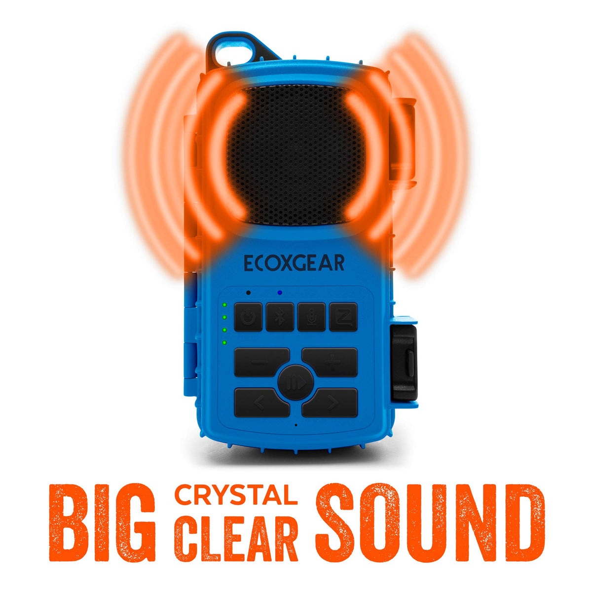 ECOXGEAR EcoExtreme 2 Dry Box Bluetooth Speaker for Your Smartphone (Orange)