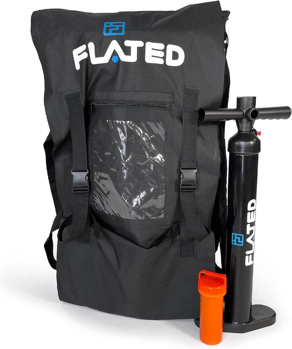 FLATED Air-Carrier - MEDIUM15 Inflatable Rooftop Cargo Carrier - 15 Cubic Feet 100% Waterproof for All Vehicles with/Without Rack