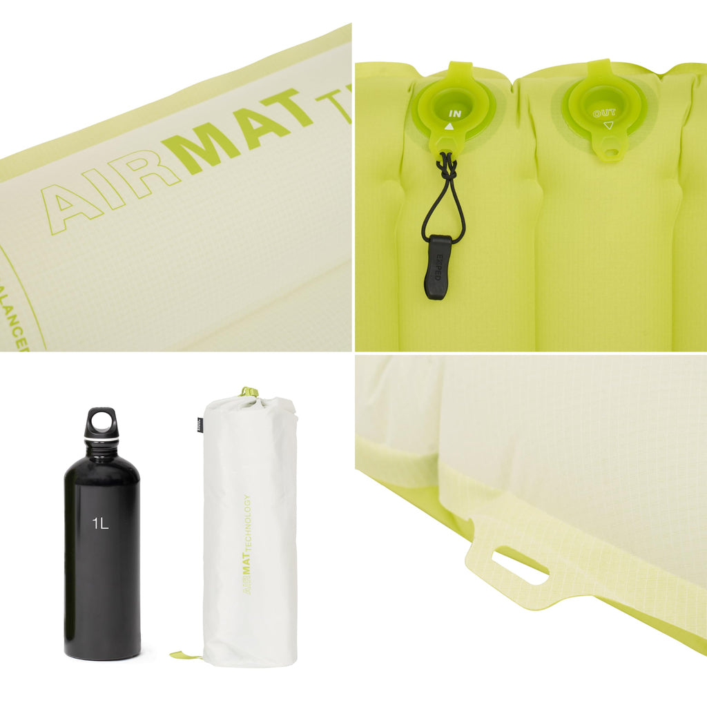 Exped Ultra - Ultralight Inflatable Backpacking Sleeping Pad, Lightweight Air Mat for Camping and Hiking