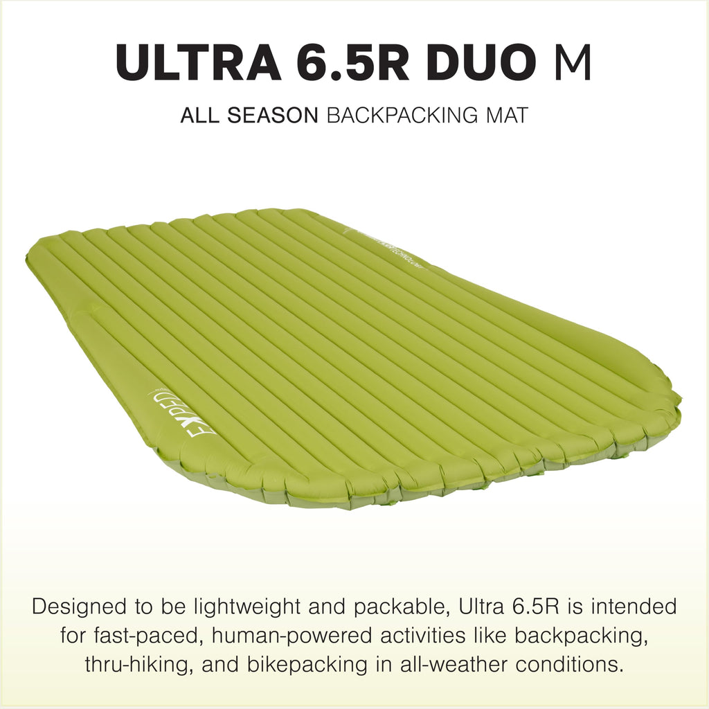 Exped Ultra - Ultralight Inflatable Backpacking Sleeping Pad, Lightweight Air Mat for Camping and Hiking