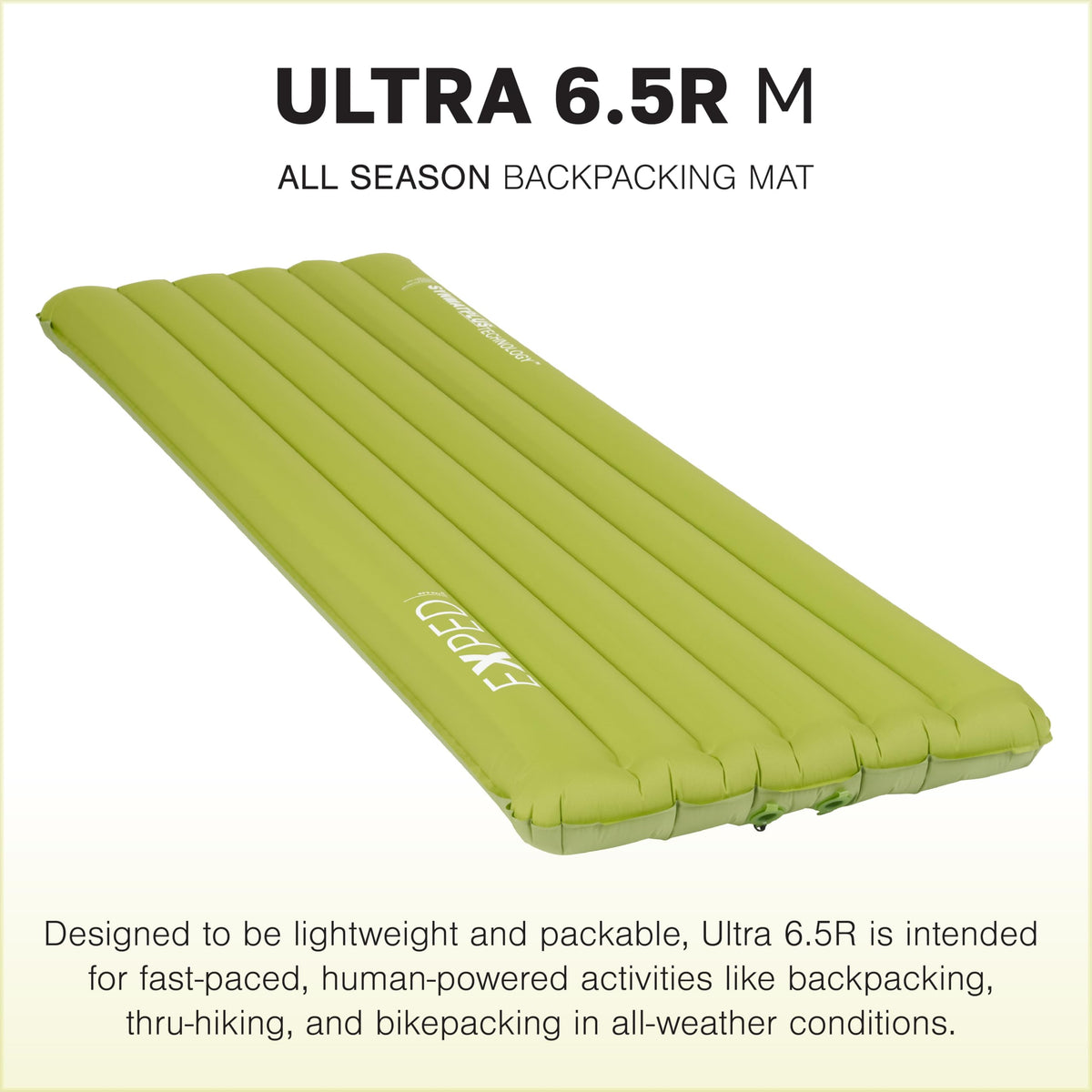 Exped Ultra - Ultralight Inflatable Backpacking Sleeping Pad, Lightweight Air Mat for Camping and Hiking