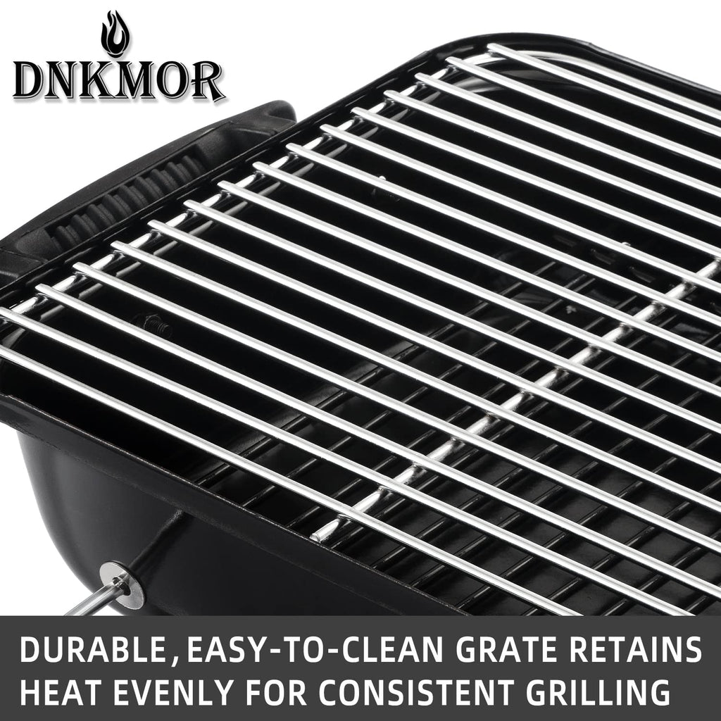 Charcoal Grill for Outdoor BBQ Smoker Portable Tabletop BBQ Grill,GREEN