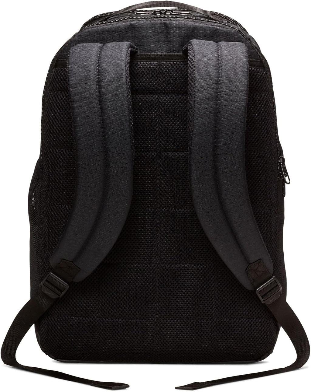 Nike Brasilia Medium Training Backpack for Women and Men with Secure Storage & Water Resistant Coating, Black/Black/White