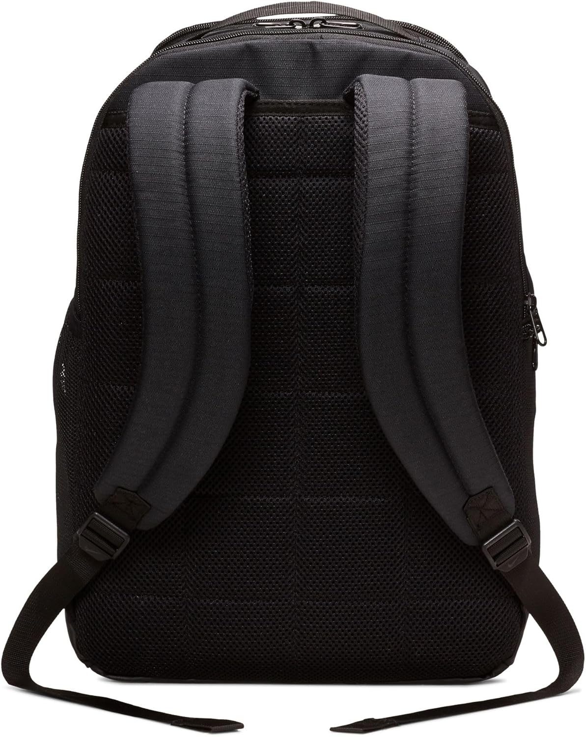 Nike Brasilia Medium Training Backpack for Women and Men with Secure Storage & Water Resistant Coating, Black/Black/White