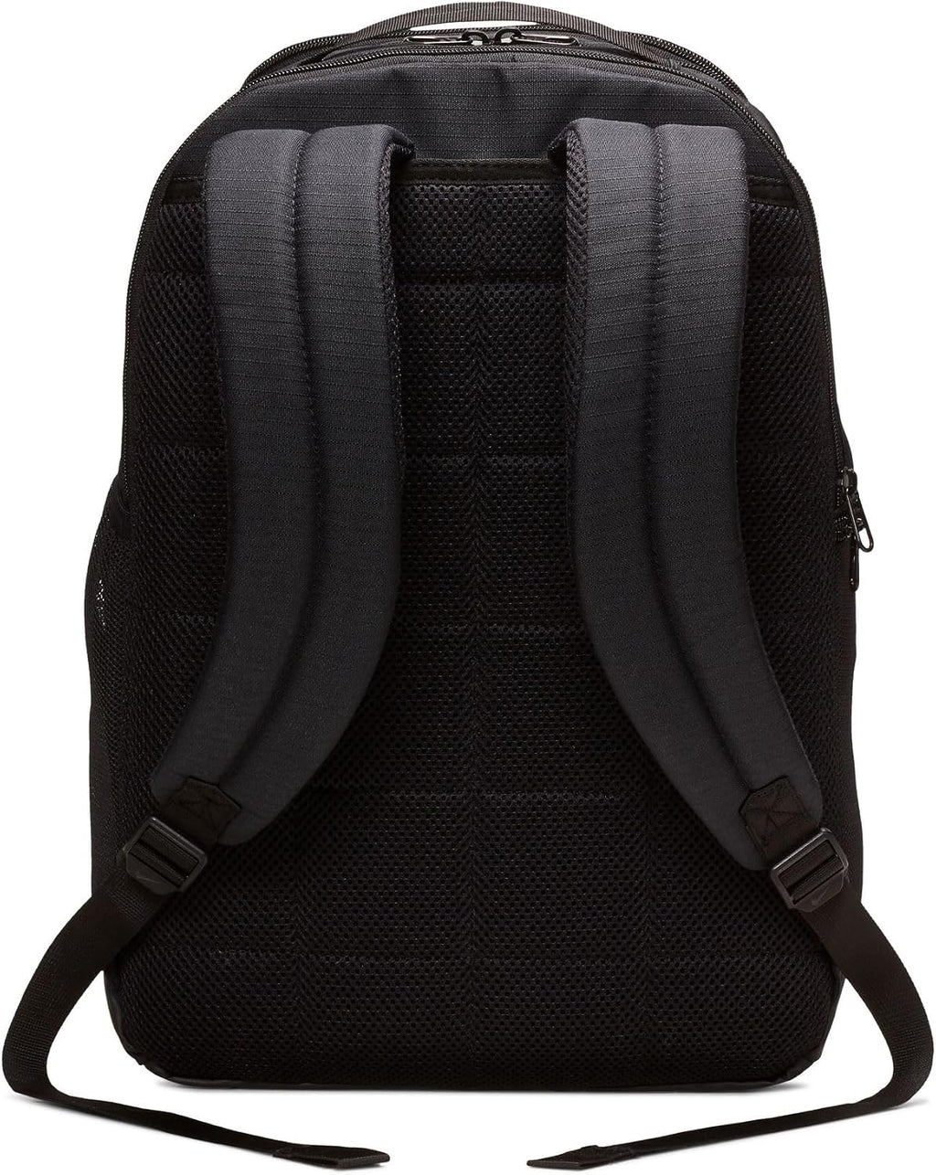 Nike Brasilia Medium Training Backpack for Women and Men with Secure Storage & Water Resistant Coating, Black/Black/White