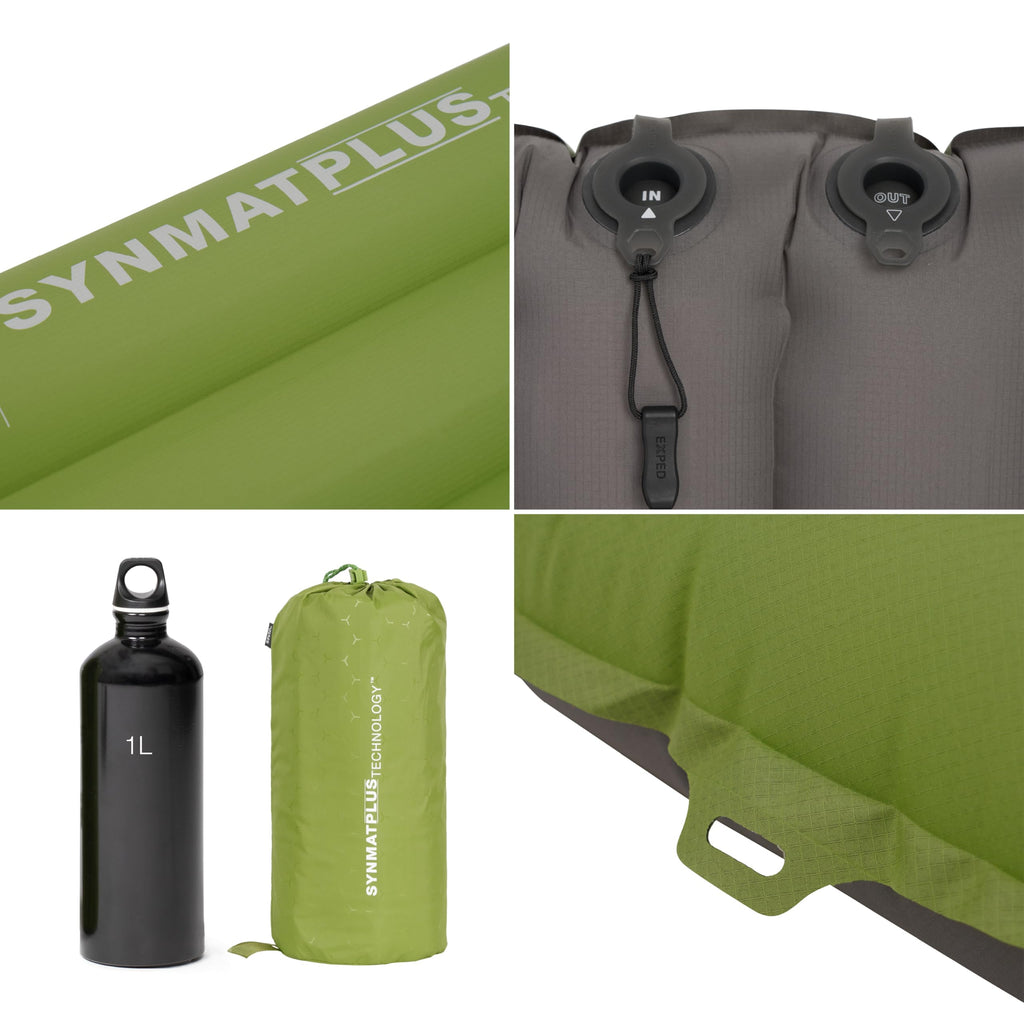 Exped Ultra - Ultralight Inflatable Backpacking Sleeping Pad, Lightweight Air Mat for Camping and Hiking