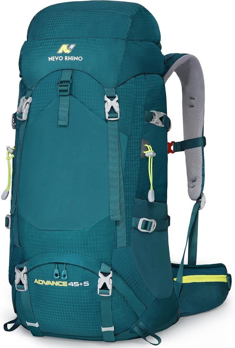 N NEVO RHINO Internal Frame Hiking Backpack 50/60/65/70/80L with Rain Cover