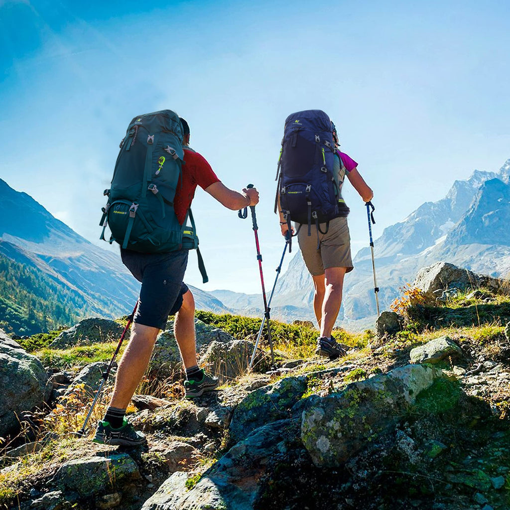 N NEVO RHINO Internal Frame Hiking Backpack 50/60/65/70/80L with Rain Cover