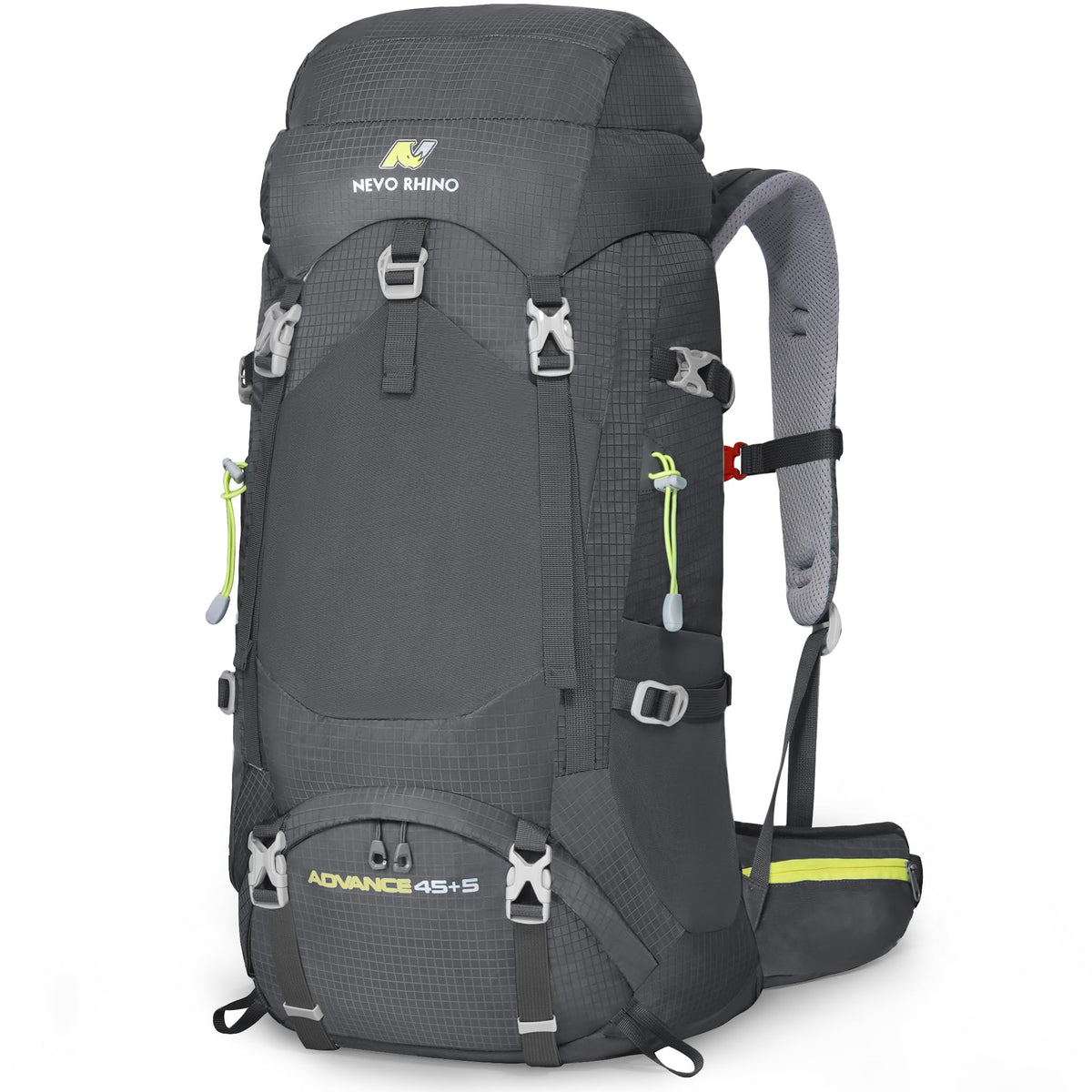 N NEVO RHINO Internal Frame Hiking Backpack 50/60/65/70/80L with Rain Cover