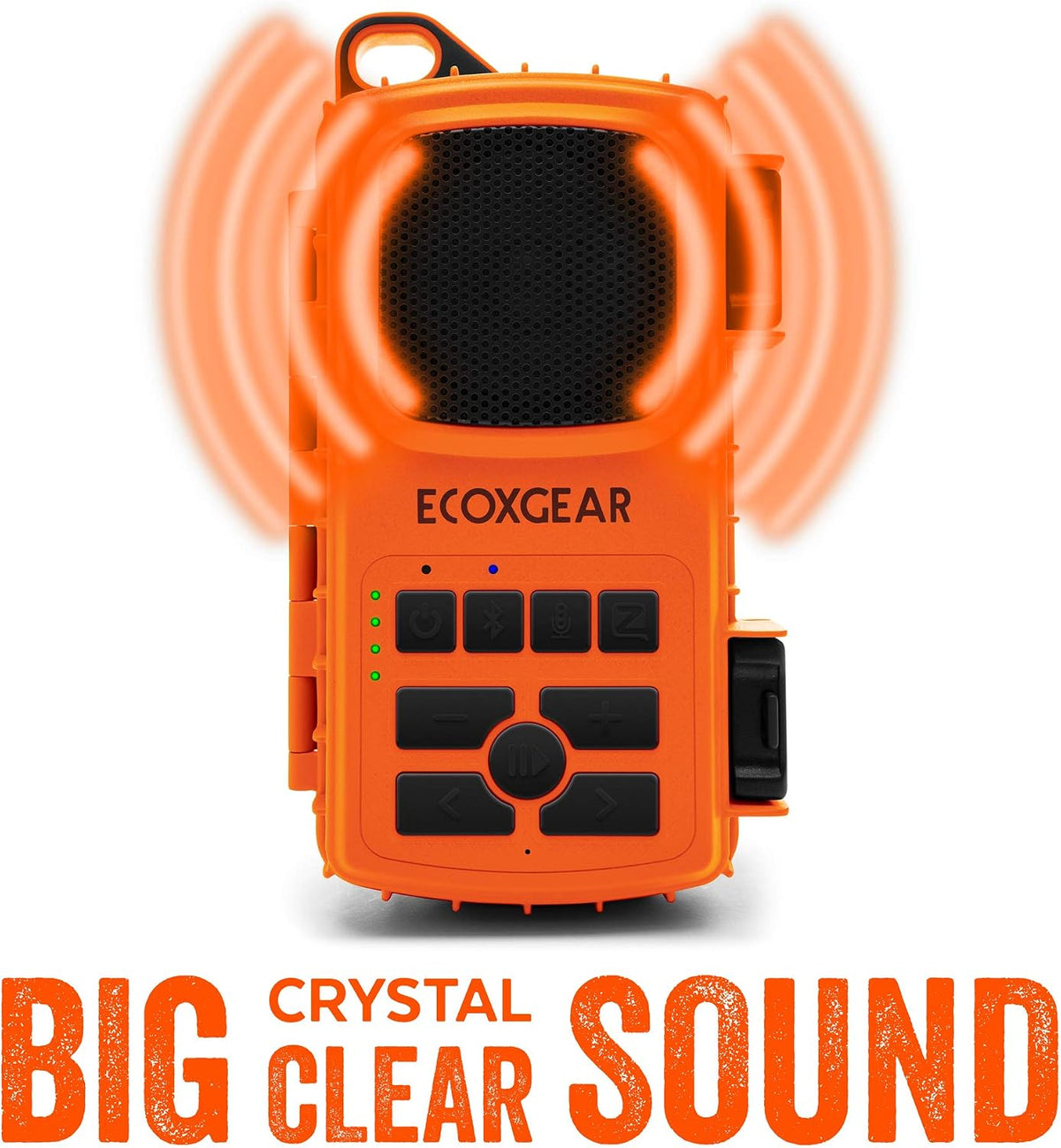 ECOXGEAR EcoExtreme 2 Dry Box Bluetooth Speaker for Your Smartphone (Orange)