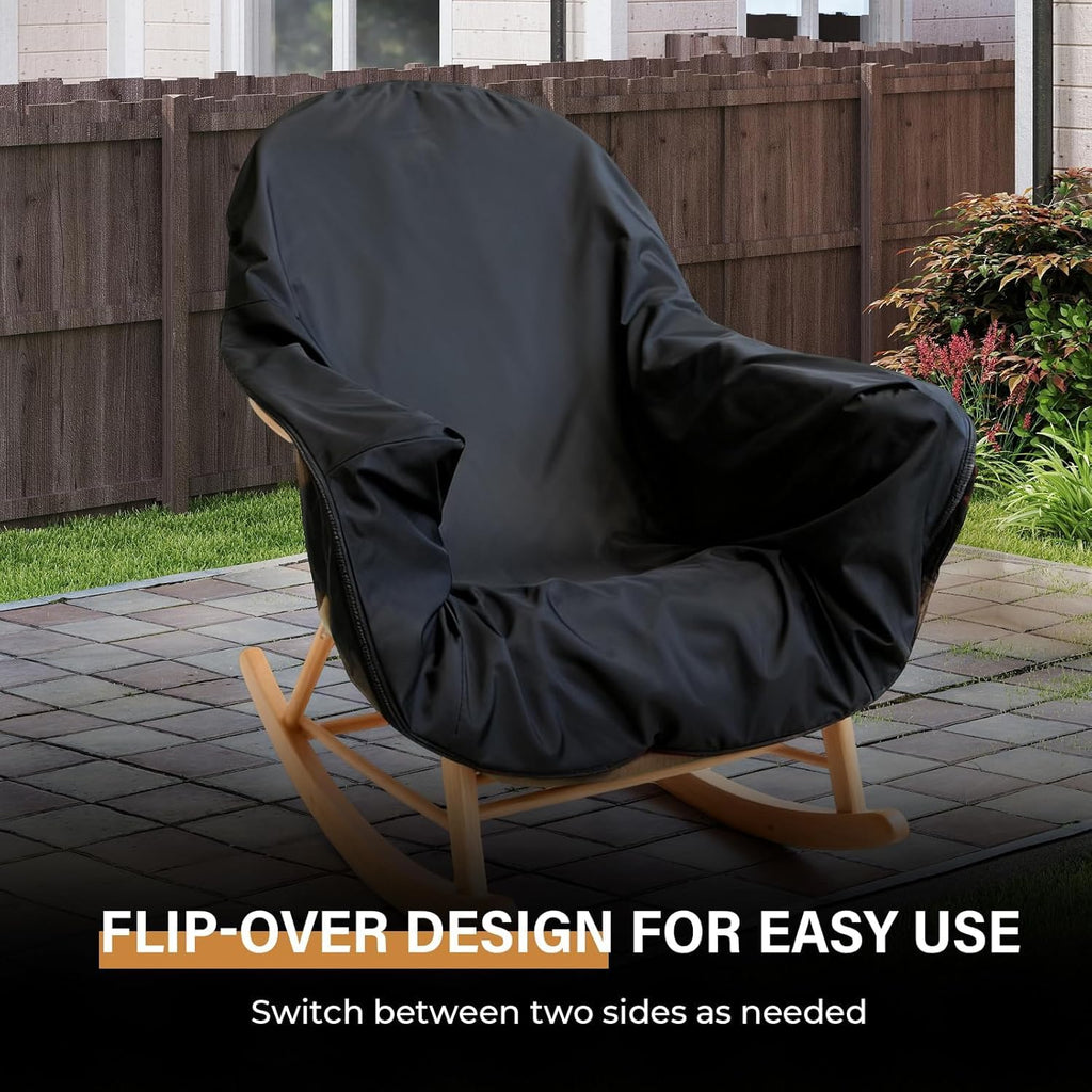 Waterproof Double Sided Chair Blanket, Cozy Sherpa Camping Blanket, Folding Outdoor Chair Covers for Patio, Lawn, Bonfire, Pool & Office Chairs, Red