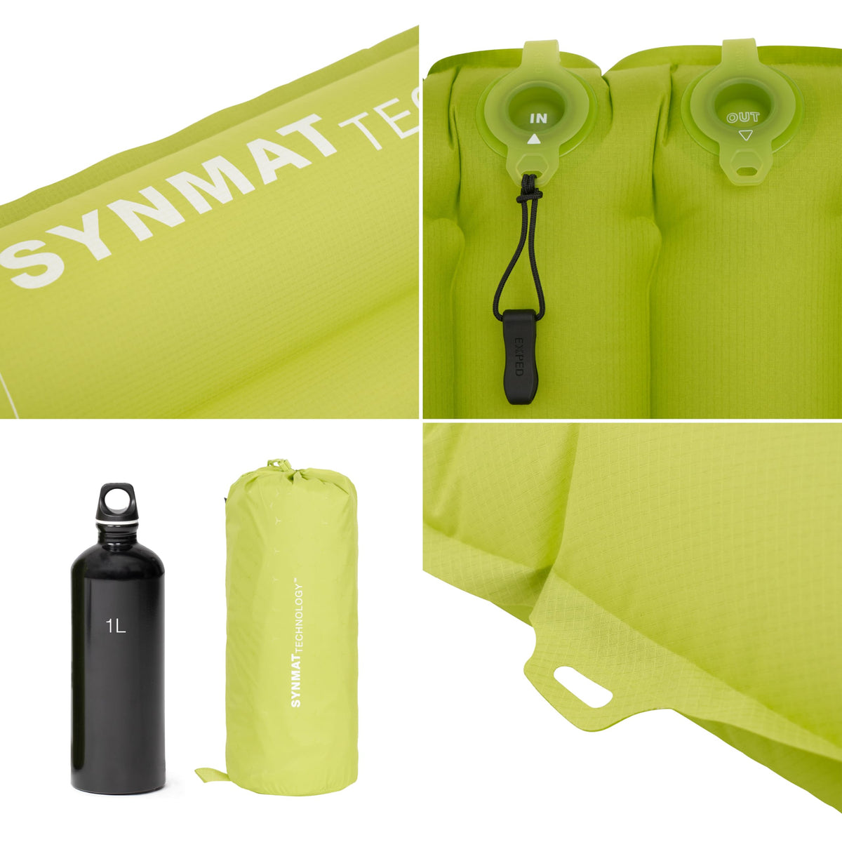 Exped Ultra - Ultralight Inflatable Backpacking Sleeping Pad, Lightweight Air Mat for Camping and Hiking