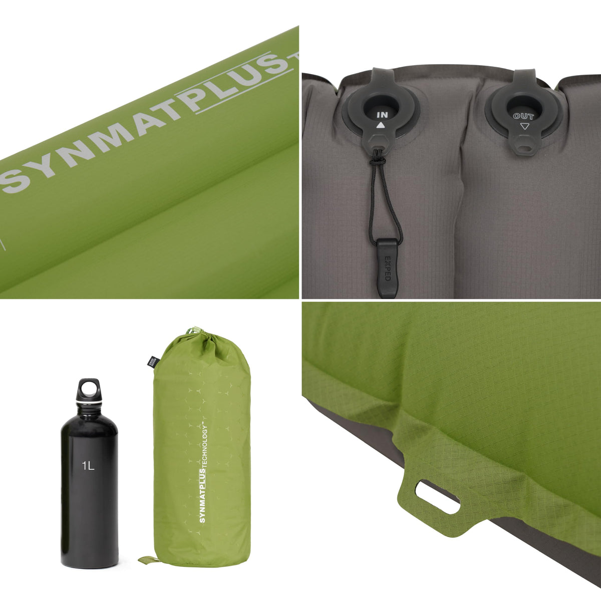 Exped Ultra - Ultralight Inflatable Backpacking Sleeping Pad, Lightweight Air Mat for Camping and Hiking