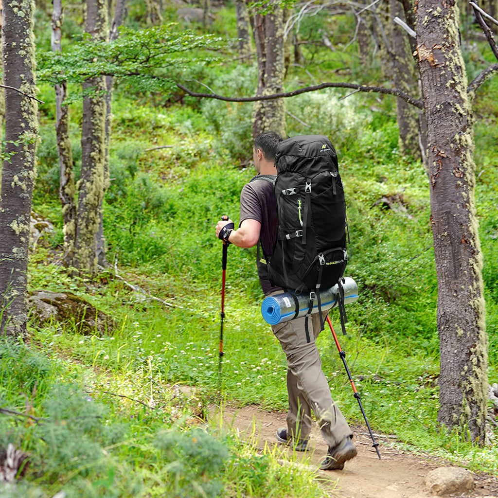 N NEVO RHINO Internal Frame Hiking Backpack 50/60/65/70/80L with Rain Cover
