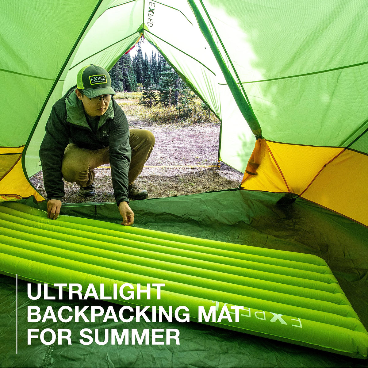 Exped Ultra - Ultralight Inflatable Backpacking Sleeping Pad, Lightweight Air Mat for Camping and Hiking