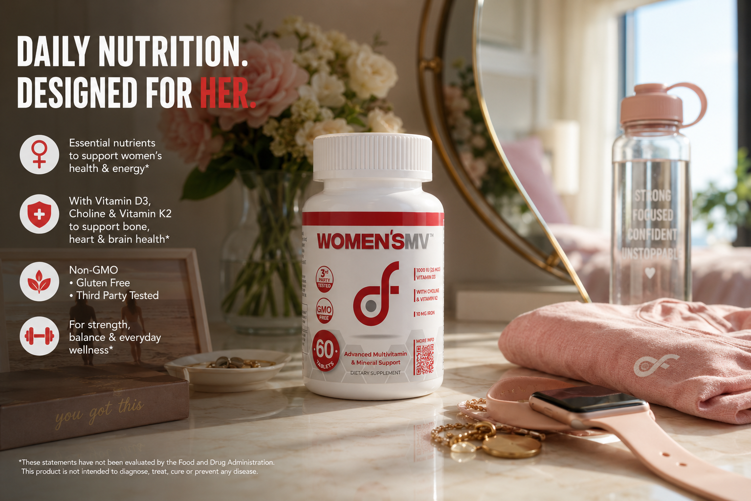DotFit Women's MV - Multivitamin & Mineral Formula