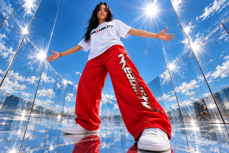 Wide-leg joggers